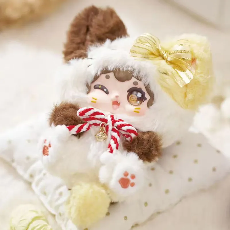 

Plush Blind Box Authorized Goodnight Bunny X Nini Poka Branded Poka Fluffy Collectible Doll Figure For Toy Collectors Presents