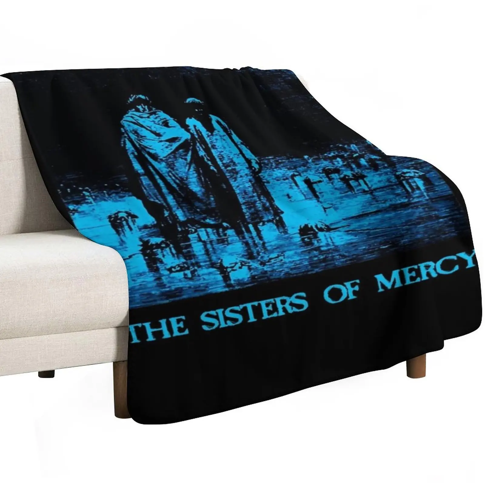 Sisters Mercy Throw Blanket blankets ands funny gift Beach Warm cosplay anime Soft Blankets