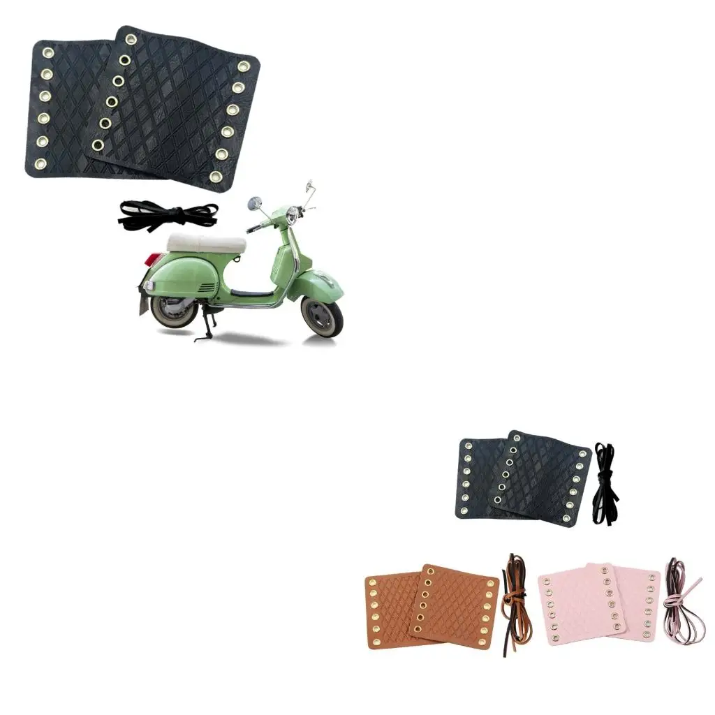 

Soft Leather Handle Grips Universals Mountain Bike Handle Grip Cover Enduring