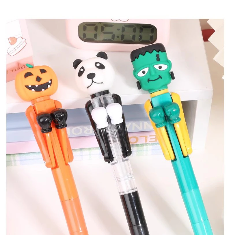 Cartoon Boxing Pen Lightweight Writing Tool Decompression Boxing Pen with Ultra-fine Point for Writing Cartoon Shape for Stress