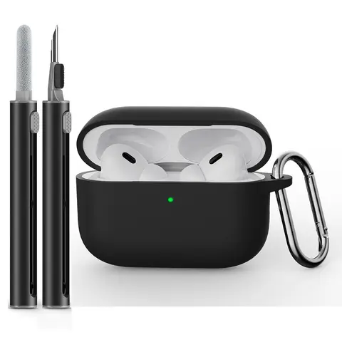 For AirPods Pro 3  Case Cover with Cleaner Kit,Soft Silicone Protective Case for Apple AirPod Pro 3nd 2025 Generation Case