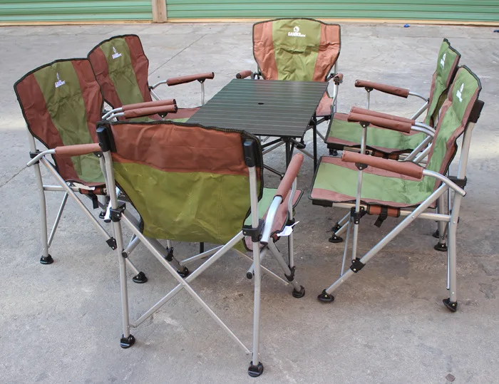 

Outdoor high load-bearing outdoor folding tables and chairs, outdoor leisure folding tables and chairs, beach tables and chairs,