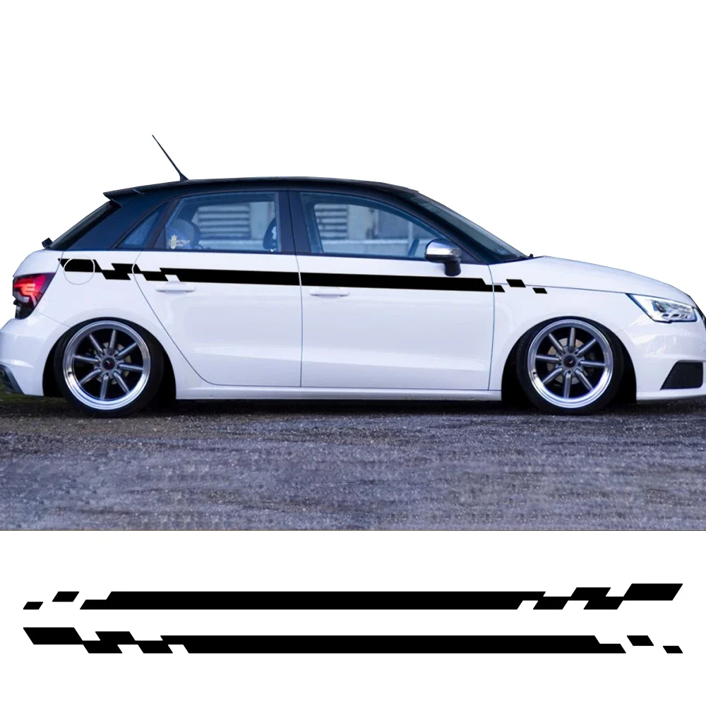 

Для Audi A1 8X GB 8XF 8XA GBA Ego E-Tron городская автомобильная линия талии дверная наклейка графический декор виниловая пленка наклейка внешние аксессуары