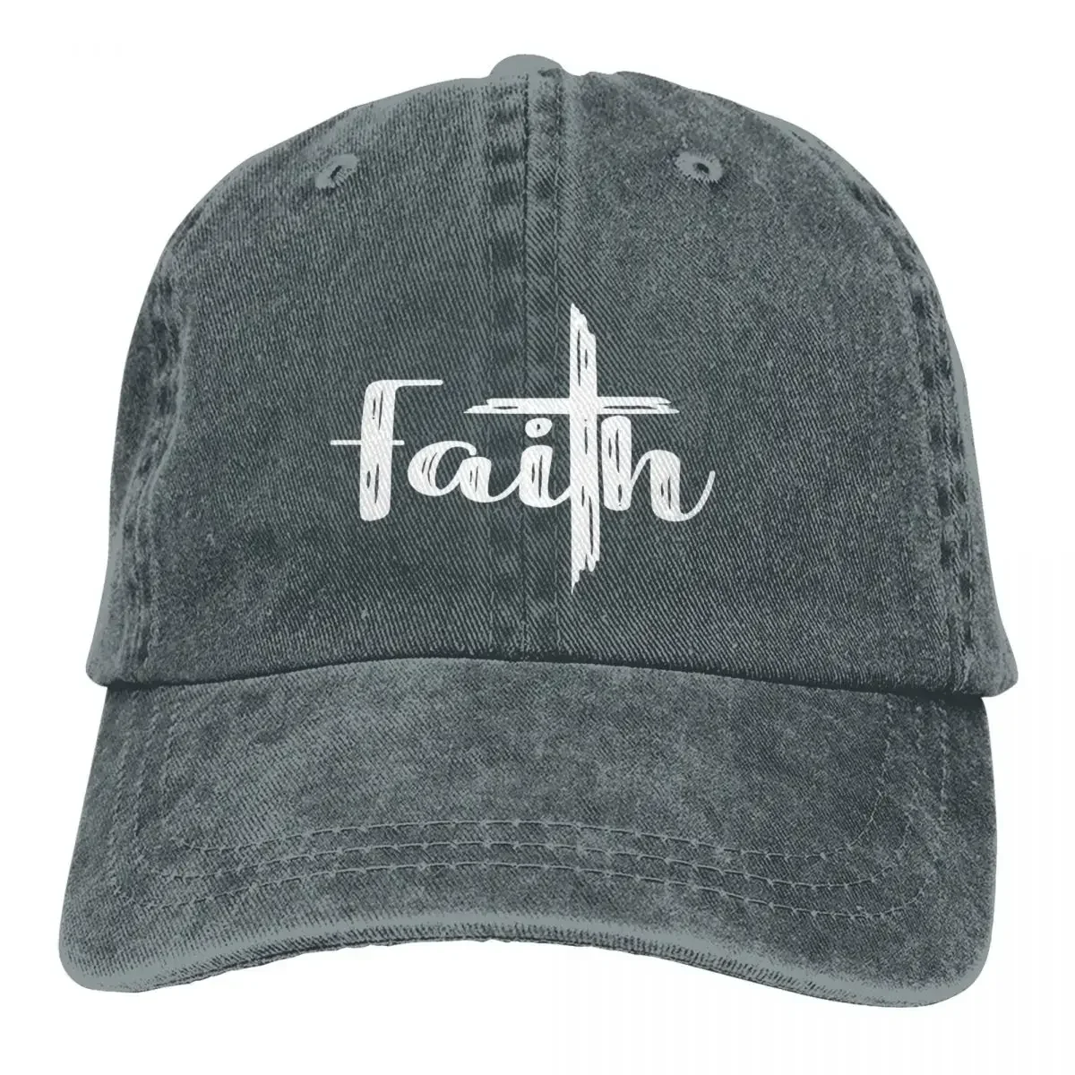 

Pure Color Dad Hats Faith Christian Women's Hat Sun Visor Baseball Caps Outdoor All Seasons Travel Adjustable Peaked Cap