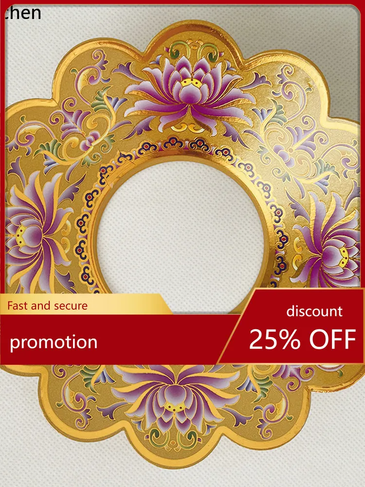 

Cz lotus incense burner - thickened ash tray, anti-drop ash catcher, aromatherapy burner cover, complete buddhist supplies