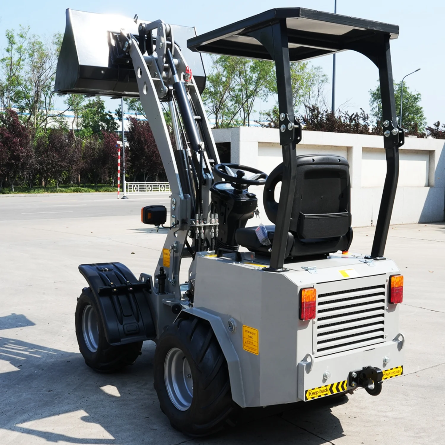 Custom 4WD Compact Wheel Loade - Agriculture Farming Work ulasan dan harga