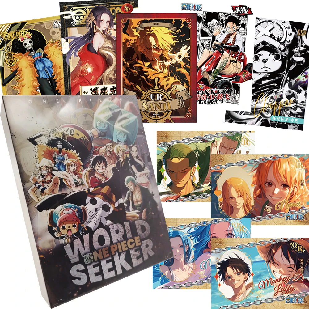 

Fantasy Adventure Anime One Piece Collection Cards Popular Characters Cool and Handsome Silhouette Cards Unique Gifts for Fans