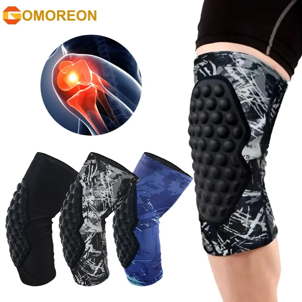 1/2Pcs Knee Pads Compression Leg Sleeve for Basketball, Volleyball, Football, Anti-slip Knee Protector Sleeve, Youth & Adult