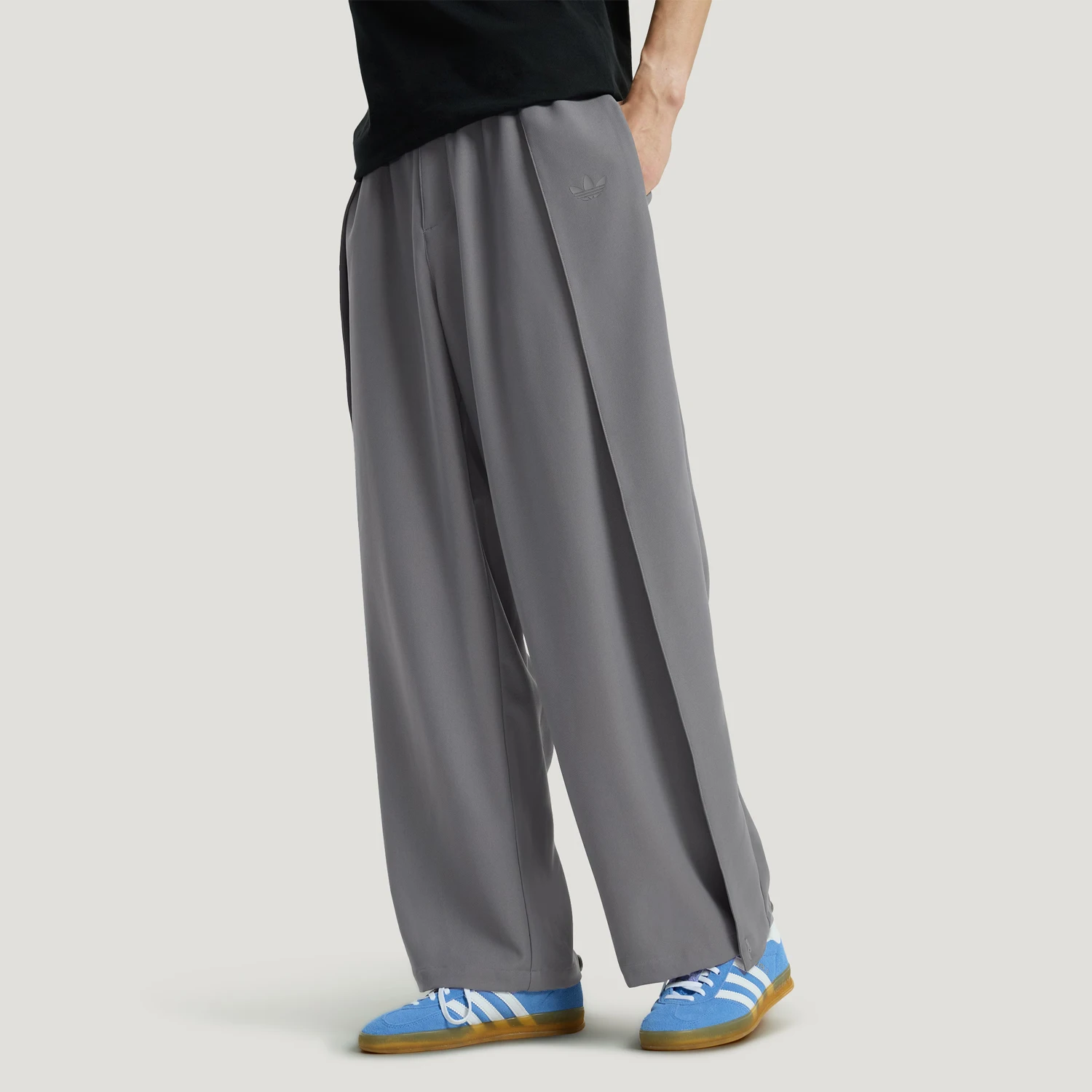 Adidas Authentic Three Leaves Men's Casual Drape Loose Classic Pants KS5343