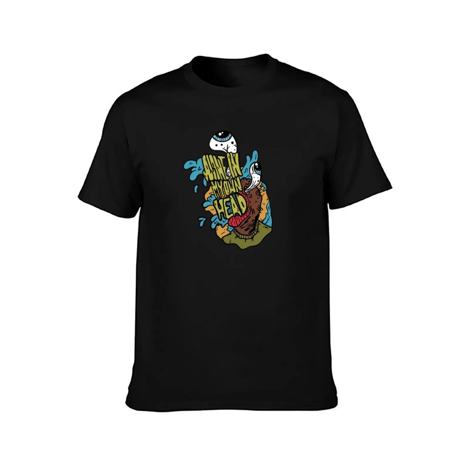 Alone in my own thoughts T-Shirt Vintage Style Printed Top T-Shirt
