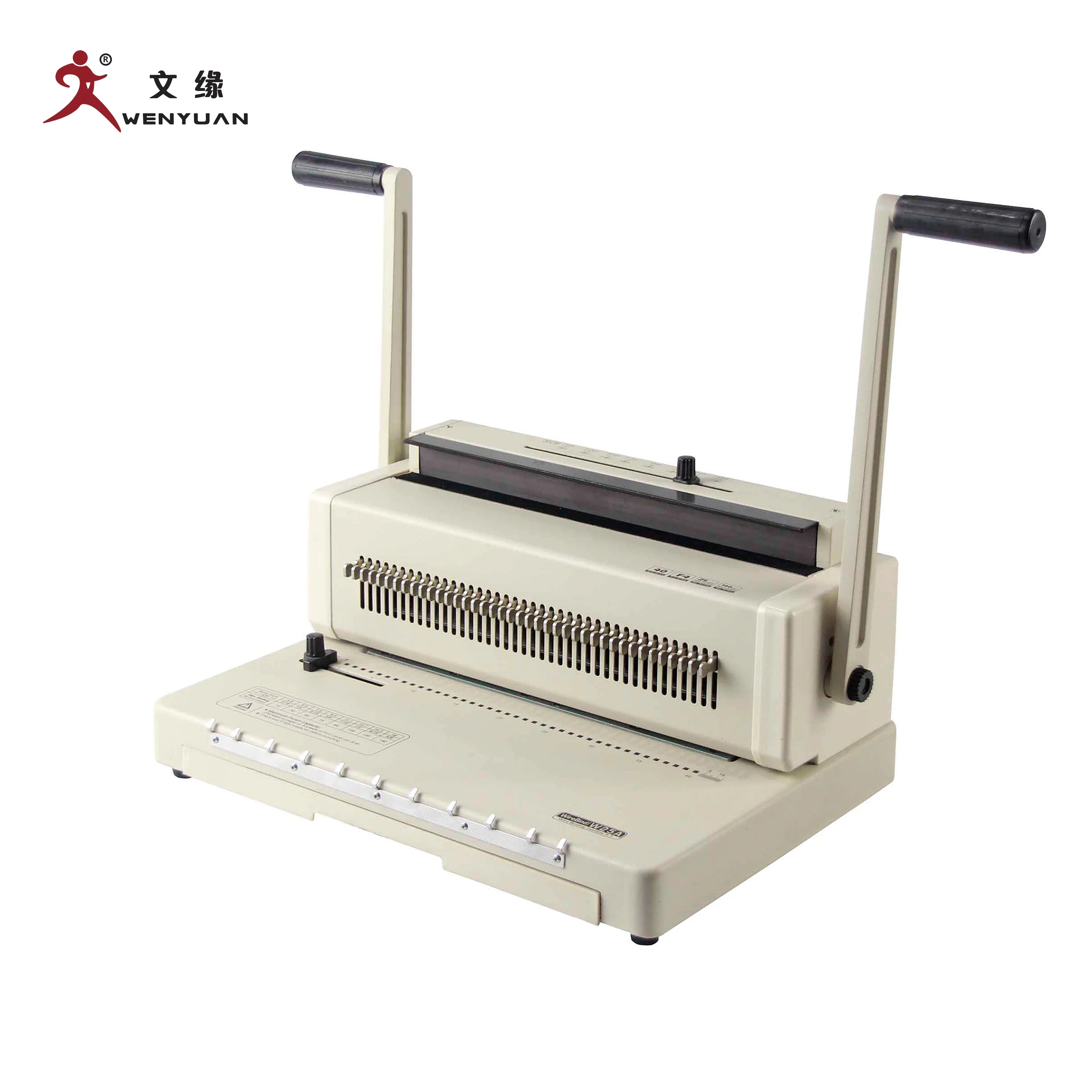 Double loop W25A wire binding machine for office use  A4 Calendar Hole Punch & Wire Binding Machine