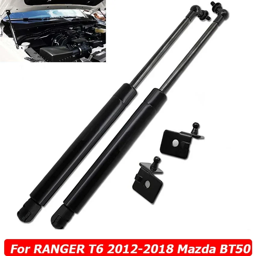 Front Engine Hood Gas Strut For Ford Ranger T6 2012-2018 Mazda BT50 Support Lift Shock Bar Rod Bracket Spring Car Accessories