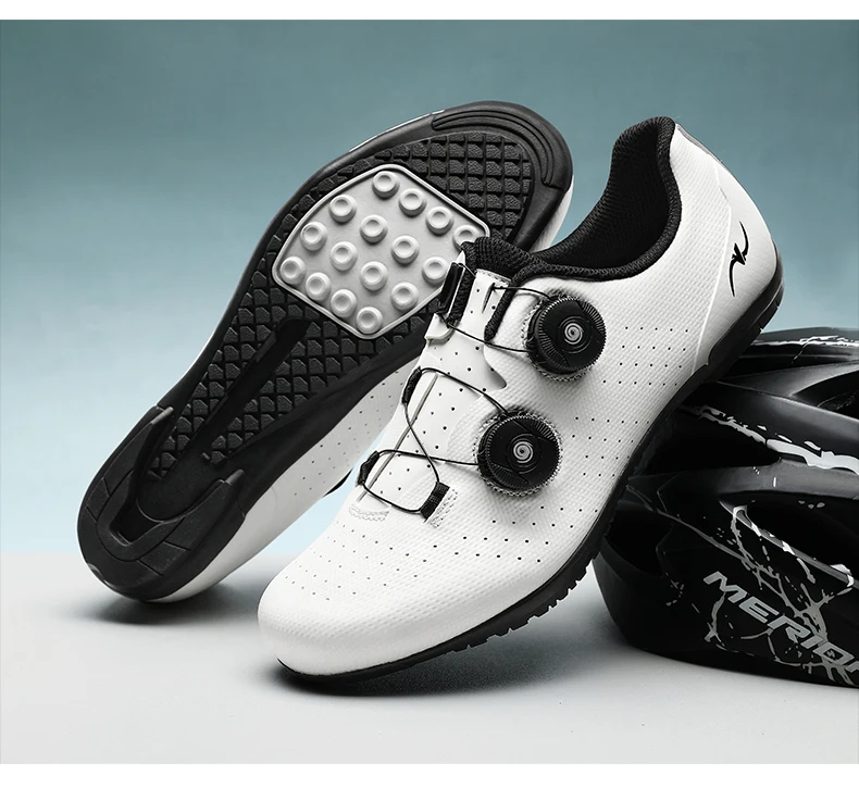 Unisex Neue Fahrradschuhe, atmungsaktiv, bequem, rutschfest, für den Straßenbereich, hochwertige MTB-Fahrradschuhe aus Gummi, professionelle, ultraleichte Fahrradschuhe – Detail 27