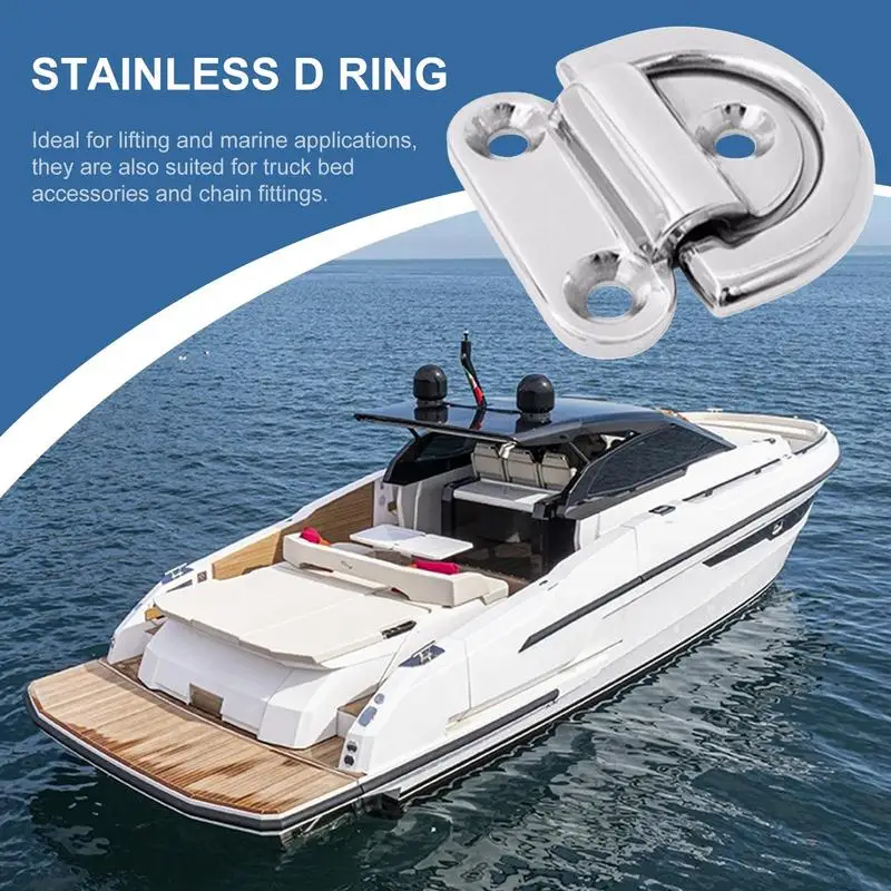 Shackles For Rigging Stainless Folding Chain Shackle Sailing Rigging Hardware For Boat Truck Bed Tailgate Accessories Bow