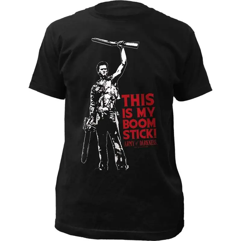 Army Of Darkness This Is My Boom Stick Mens T Shirt Classic Pop Movie New Black