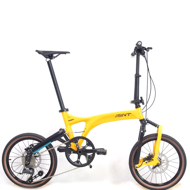 Bird Folding Bike, Parrot Disc Brake, Outdoor City, Recreational Bike, 18Inch