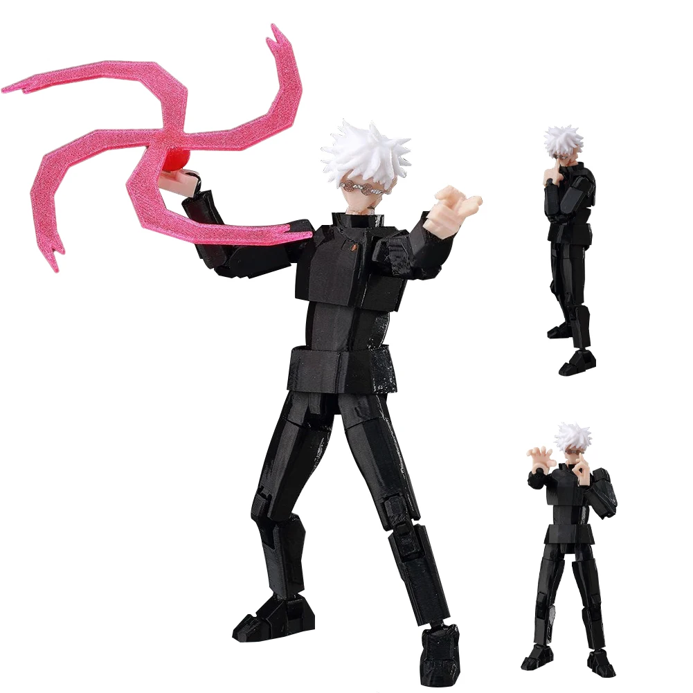 

3D Printed Anime JJK Gojo Sukuna Yuji Choso Yuta Mahoraga Movable Action Figure Collectible Toy