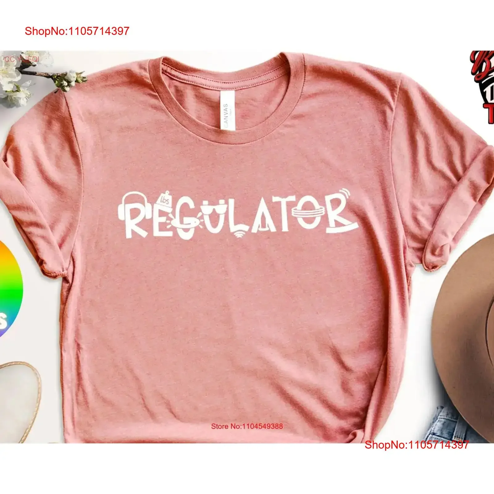 Regulator Processing Awareness T Shirt Occupational Therapist Sped Teacher Autism SupporT Special Needs Mom vintage Washed