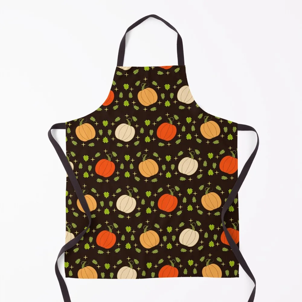 Pumpkin Patch Apron with pockets Restaurant Kitchen For Man Home Cleaning Apron