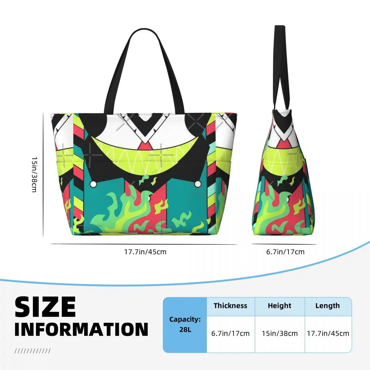 Fizzarolli Duffle Beach Travel Bag, Tote Bag Personality Adult Travel Shoulder Bag Multi-Style Pattern