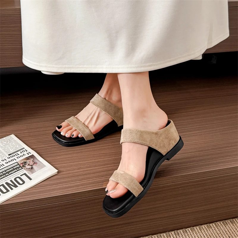 Women's Platform Wedge Flip-flops, Summer Outdoor Trendy New Fashion Versatile Commuter Shoes, Niche Retro Sandals