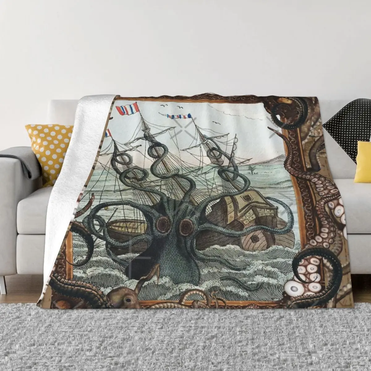 Release The Kraken Quilt Bed Blankets Quilt For Bed Home And Decoration Throw Blanket