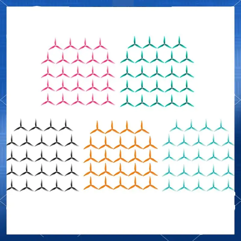 24PCS 51466 V2 FPV Propeller 5 Zoll 3 Klinge Propeller Drohnen Propeller Für FPV RC Racing Drone A