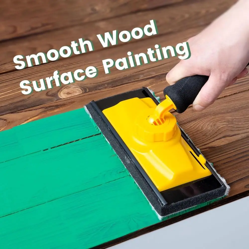 9 Inch Paint Edger Precision 360° Rotatable Trim Tool Ergonomic Handle Large Area Color Separation Trim Tool Wall Decoration