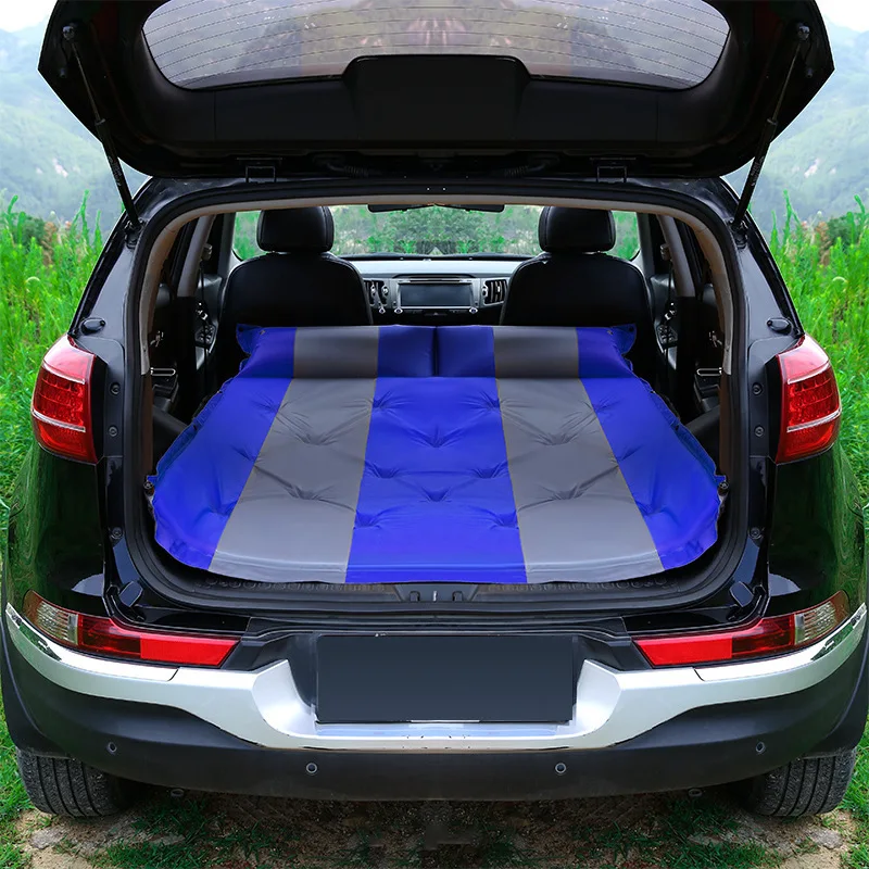 Car inflatable sofa Air Inflatable Travel Mattress Universal for Back Seat Multi functional Sofa Pillow Outdoor Camping Mat