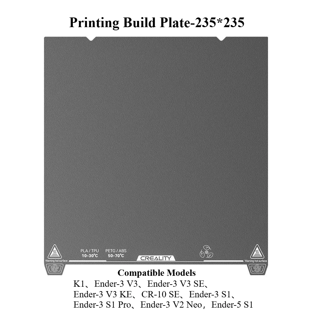 

Низкотемпературная материнская плата для холодной печати Creality - 35x235 мм или 315x310 мм, печатная плата не требуется нагрев для серии Ender-3