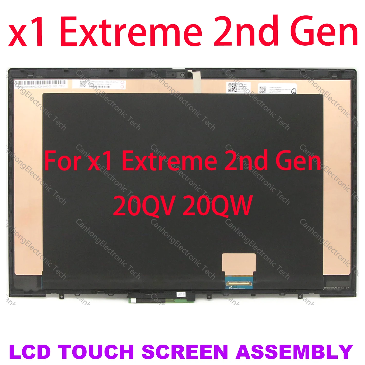 15.6'' OLED 4K UHD For Thinkpad X1 Extreme 2nd 02HM882 02HM883 02XR052 LCD Screen Display Touchscreen Digitize Assembly Panel