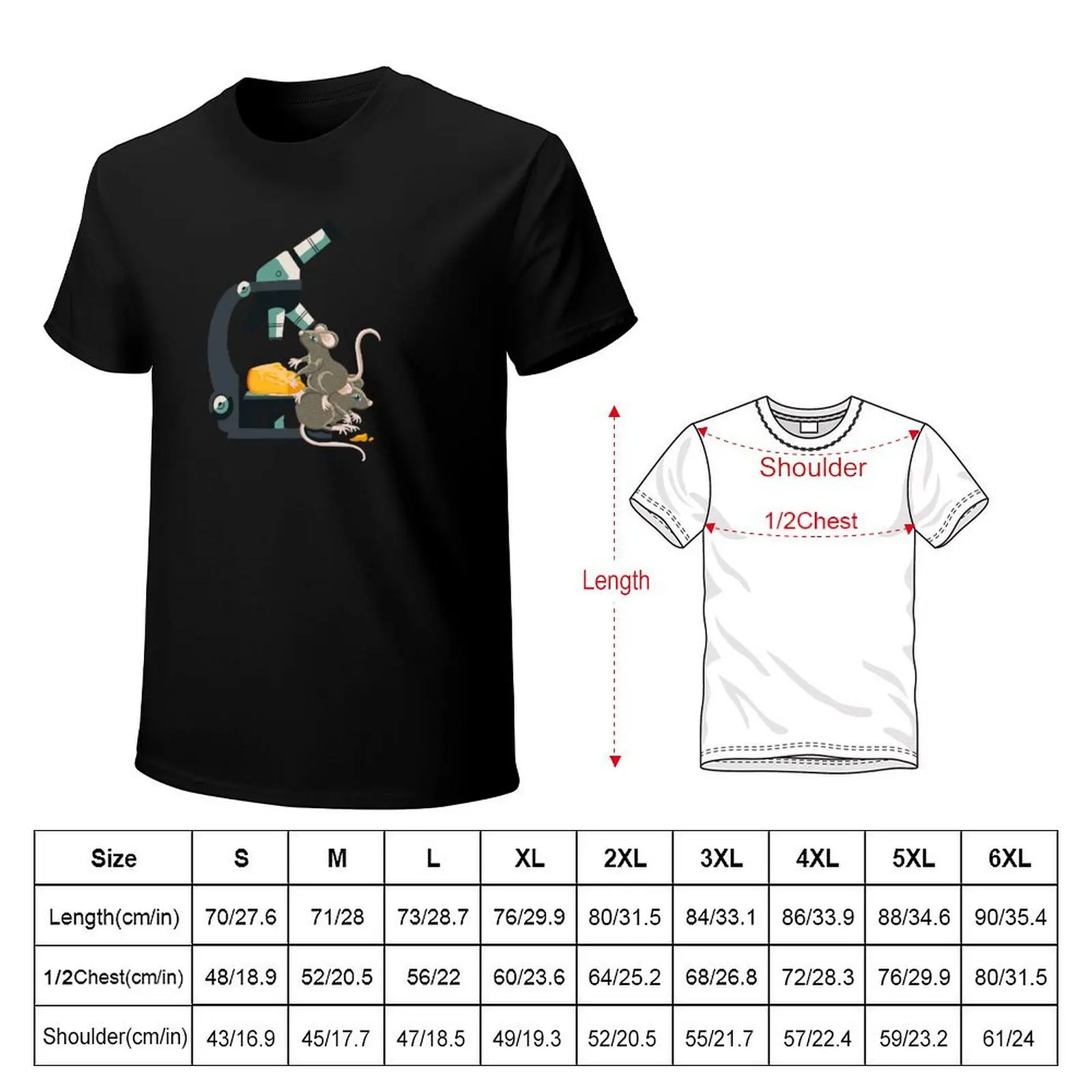 Micro Mouse ‘n Cheese T-Shirt Big and Tall Loose Fit T-Shirt