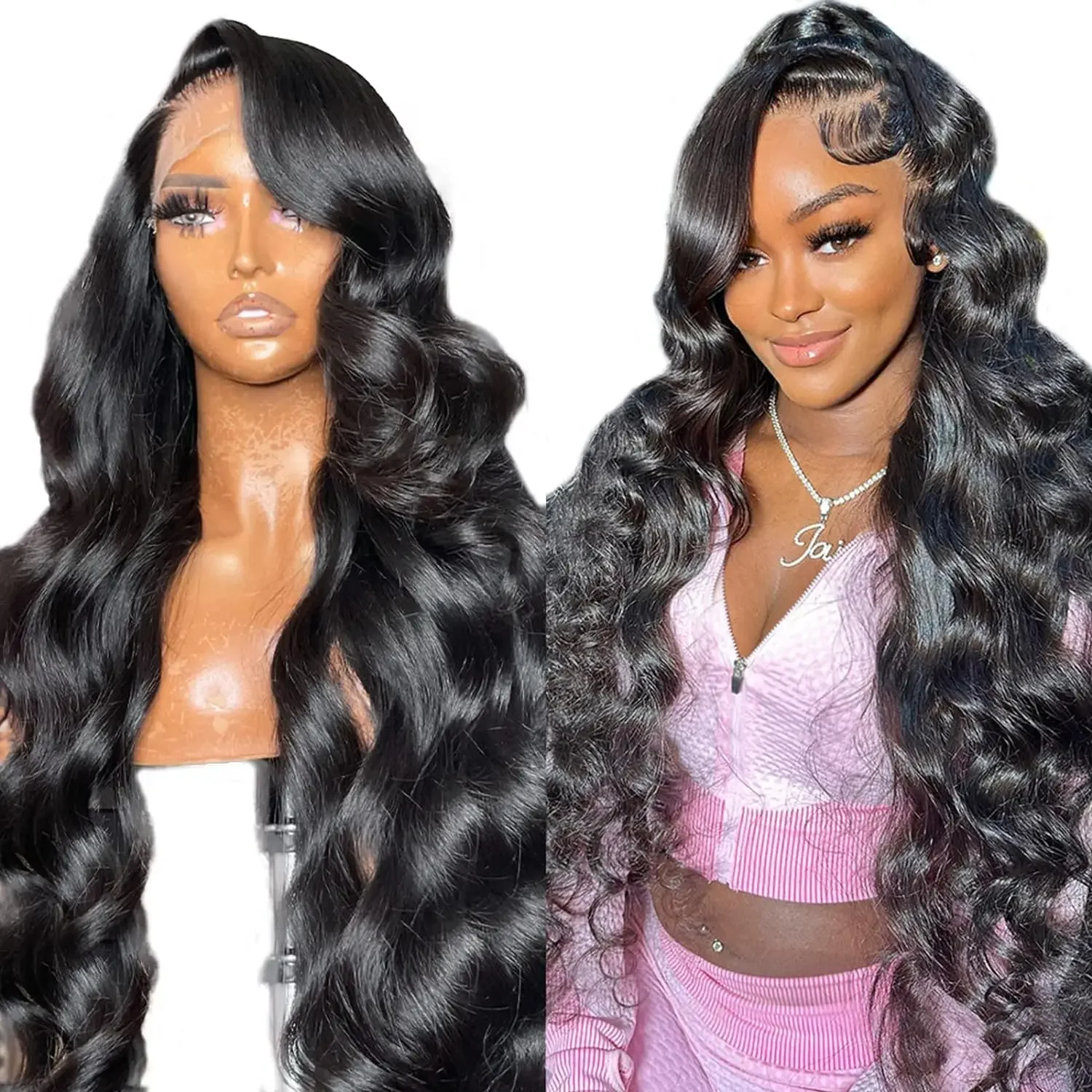 

4x4 Closure hd Lace Frontal Wavy Wigs for Women 5x5 Closure Body Wave Lace Front Wigs Brazilian Glueless Wigs Ready to Wear