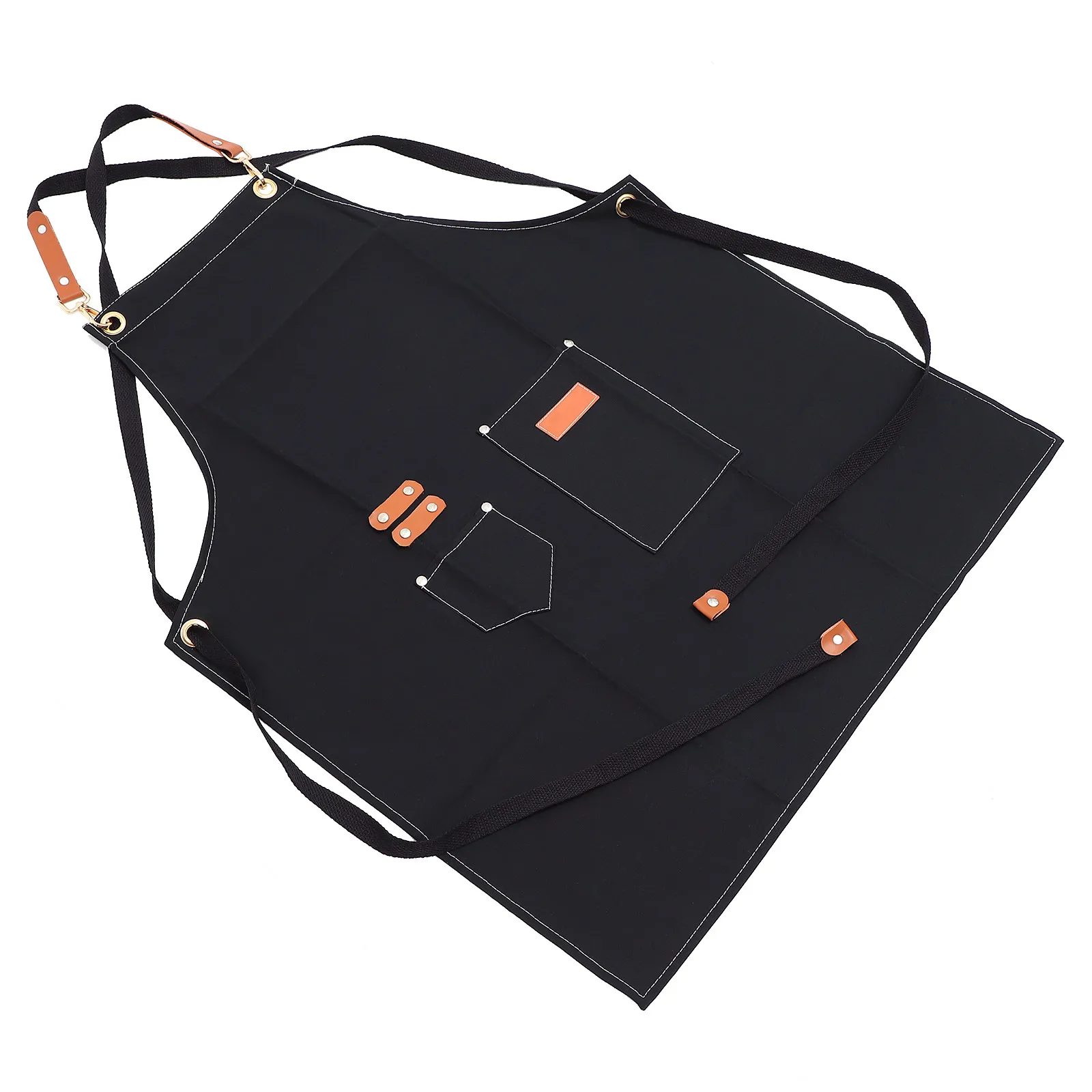 

Фартук из чистого хлопка, без рукавов, с завязками на шее, для приготовления пищи, выпечки, садоводства, парикмахерских, салонов красоты, работы, униформа для официанток, 1 шт.