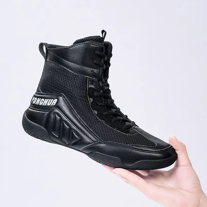 

Новые борцовские кроссовки 2026 года, мужские высокие боксерские кроссовки, профессиональные мужские спортивные боксерские кроссовки, нескользящие борцовские кроссовки для мужчин