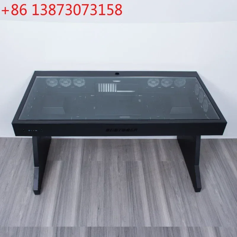 New Arrivals Computer chassis integrated table high-end desktop full transparent large chassis cool sci-fi water-cooled e-