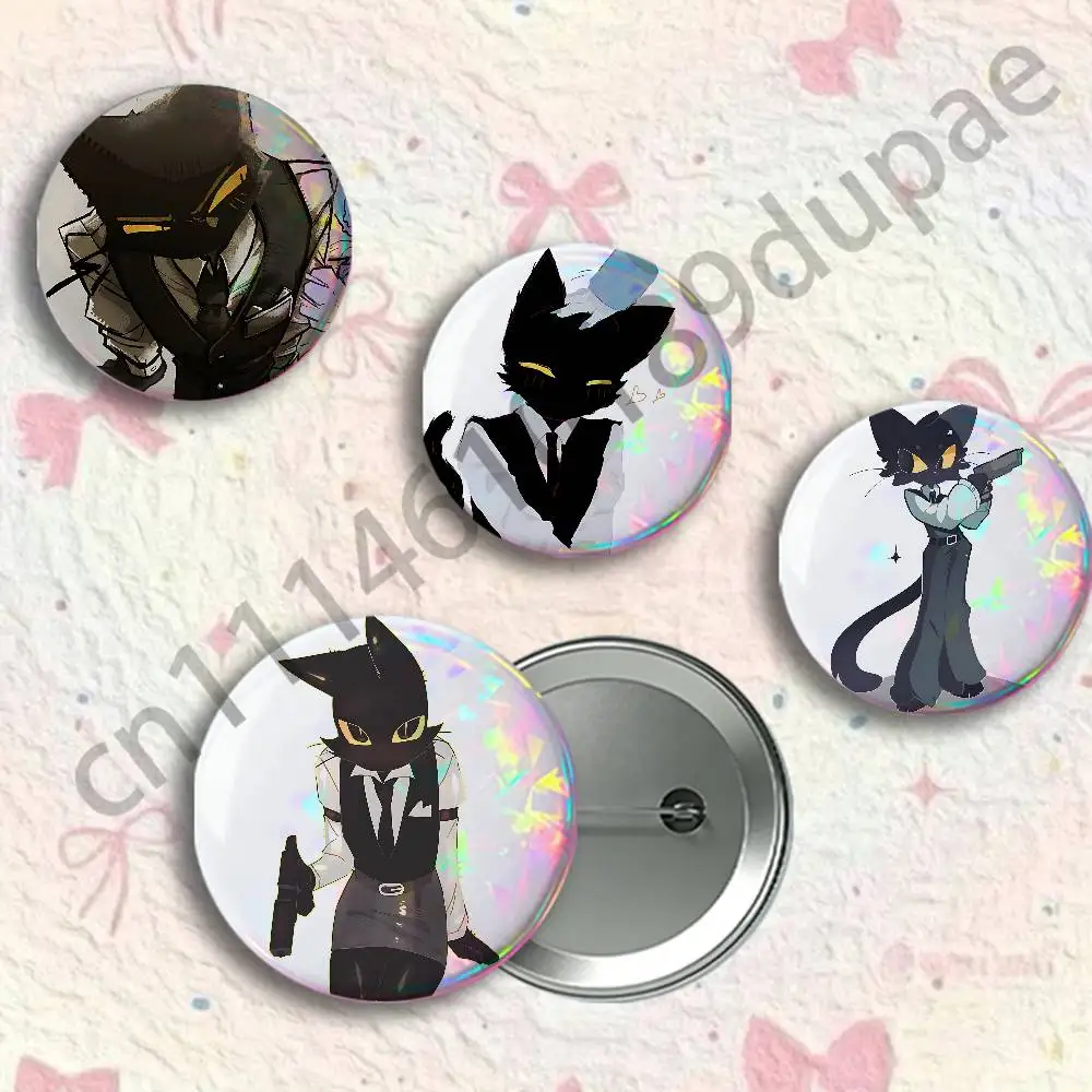 S-Secret Agent Animal H-Hospital Badges 25 32 44 58 75 mm Round Customizable Wholesale Fan goods Self-made fan freebies TH