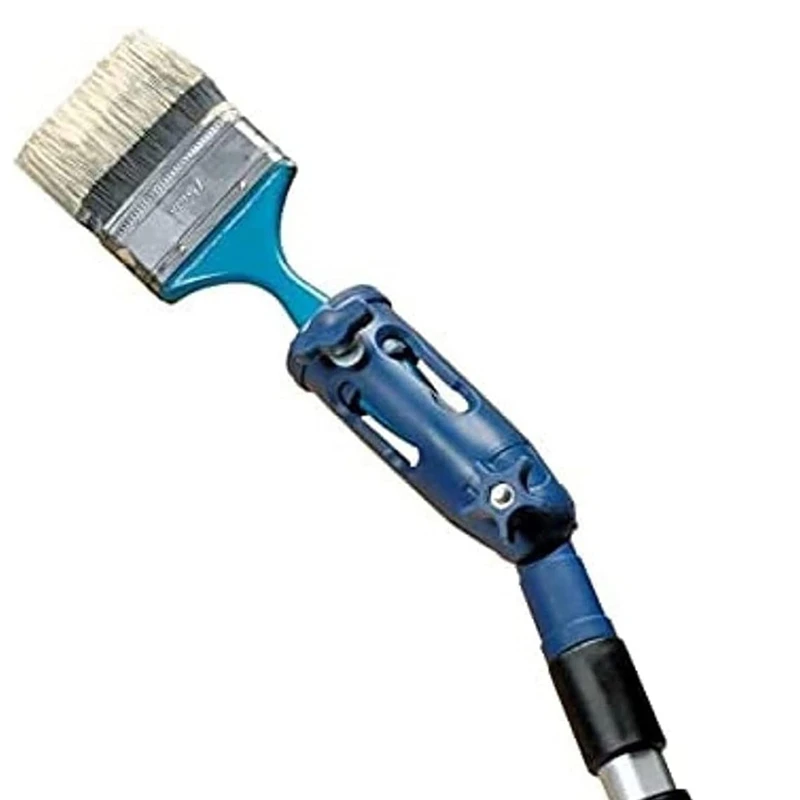 Multi-Angle Paint Brush Extender For Threaded And Locking Poles Paint Roller Extension Clamping Tool For High Ceilings