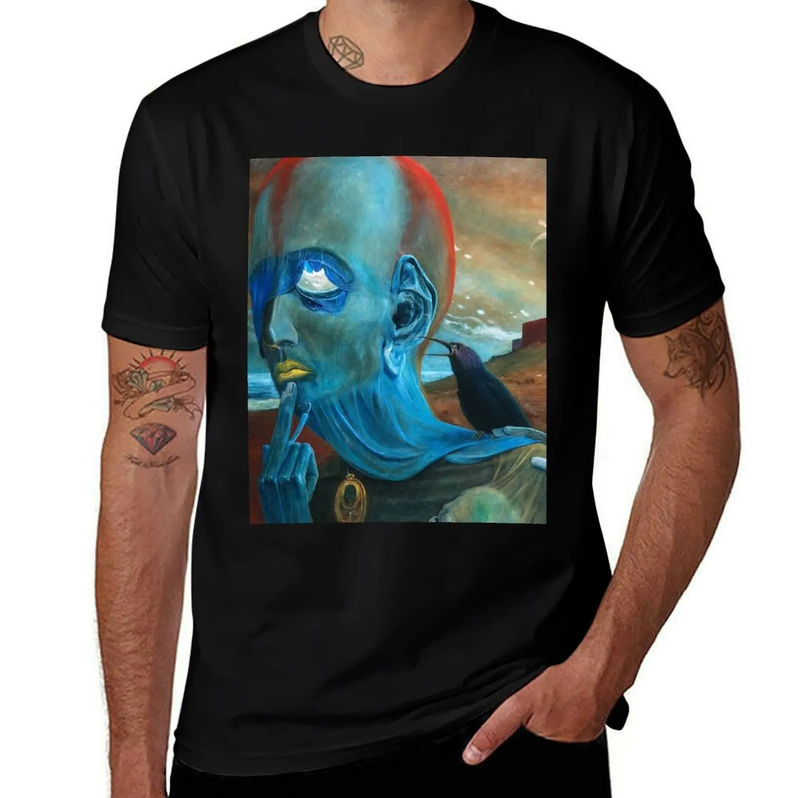 Untitled (The Prophet) by Zdzislaw Beksinski T-Shirt Halloween Casual T-Shirt