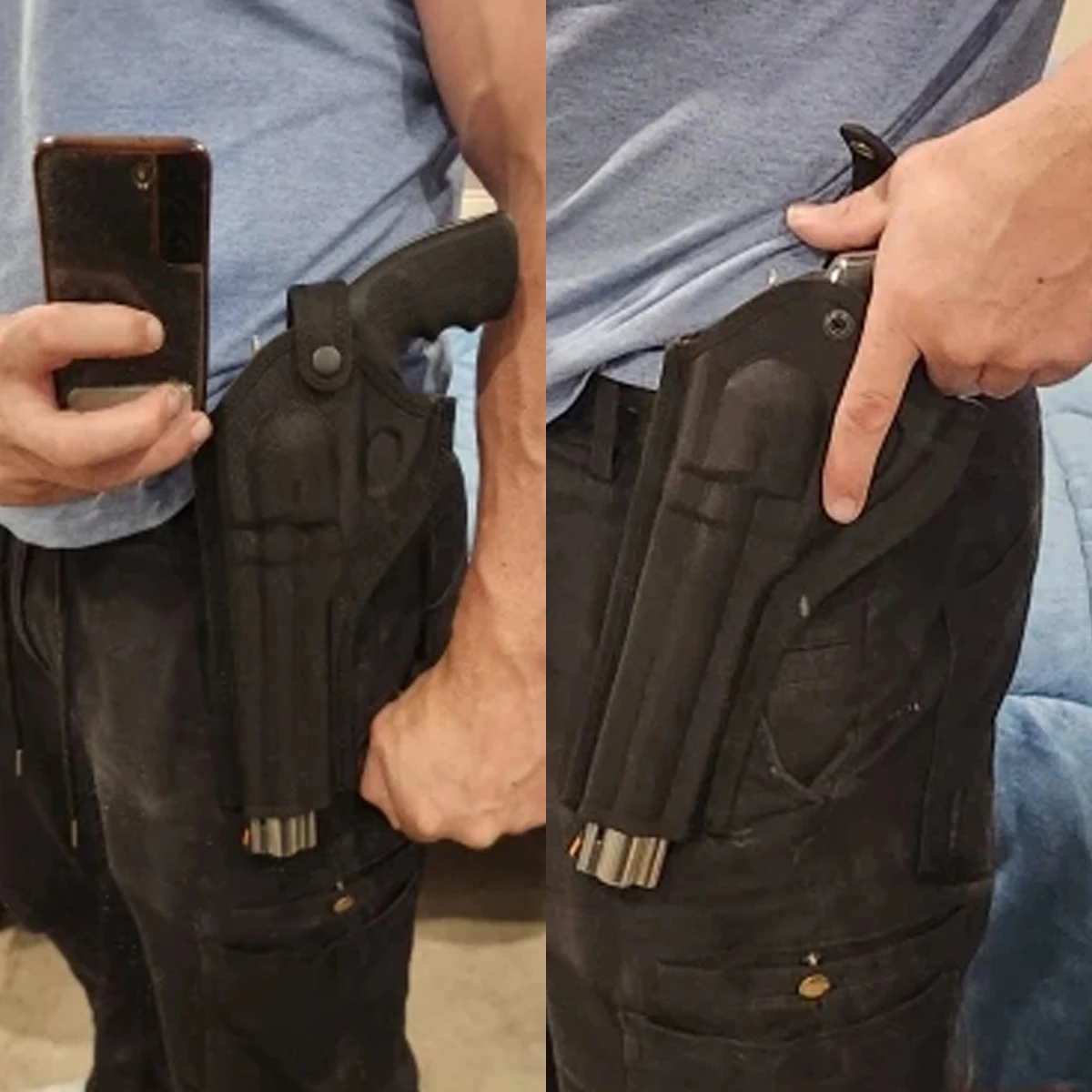 

Tactical Revolver Holster Airsoft Oxford Pistol Gun Holster For Dan Wesson 4/8 Taurus mod 83 Remingtona 1858 Colt Anaconda