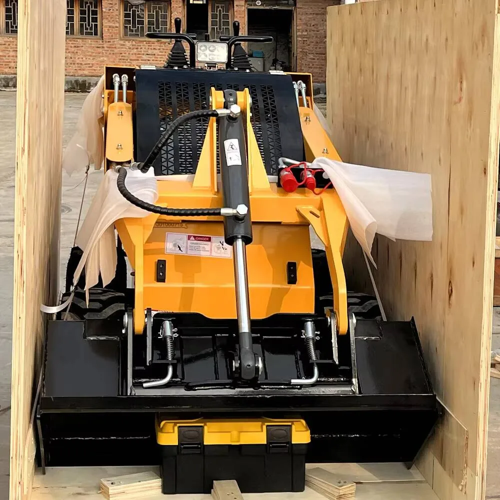 CE New Agricultural Construction Machine Mini Model Diesel Hydraulic Crawler Skid Steer Loader