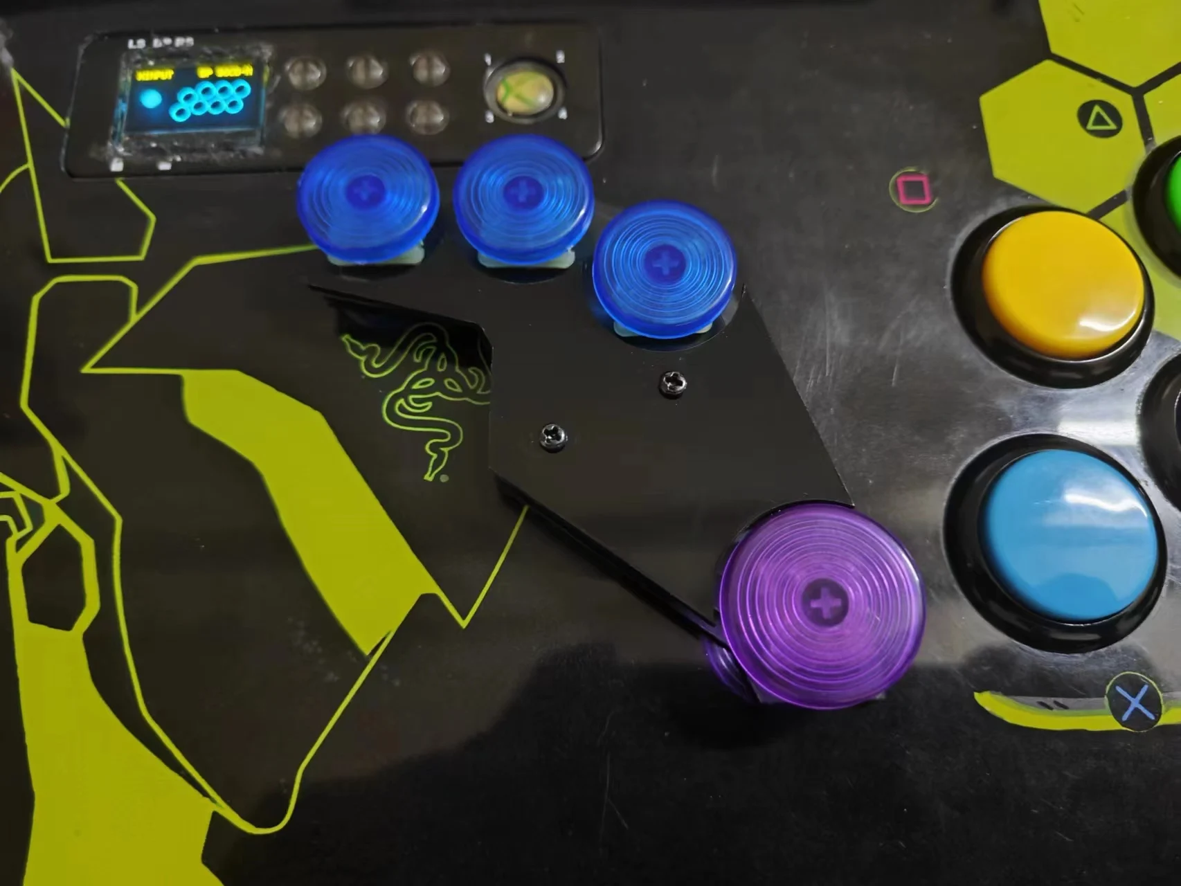 Hitbox-teclas izquierda y derecha de 5 pines para Arcade Stick, reemplazo de conversión, Joystick de estilo japonés tradicional, accesorio de Arcade