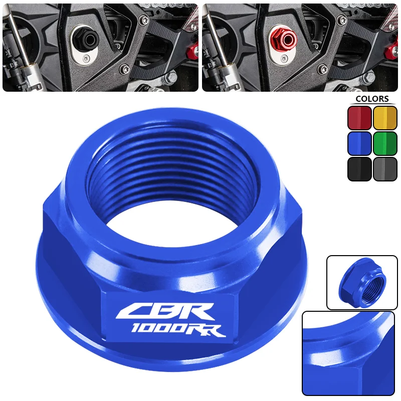 

NEW For CBR1000RR CBR 1000RR cbr1000rr 04-2016 Motorcycle CNC Swing Arm Pivot Shaft Screw Bolt & Rear Wheel Axle Nut Screw Bolt