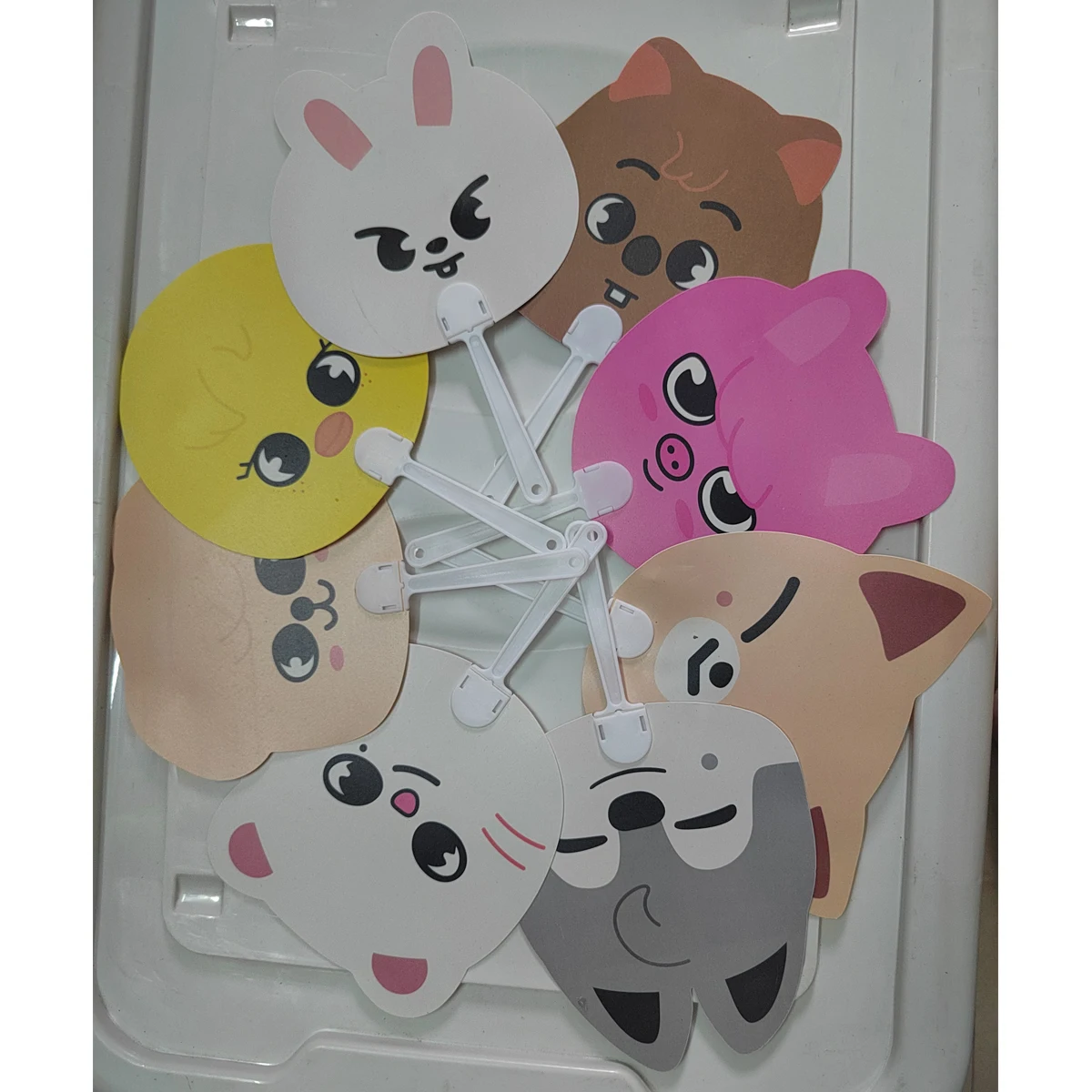 

SKZOO Cartoon Summer Mini Portable Small Fan for Concerts - Compact Cooling Fan for Warm Weather