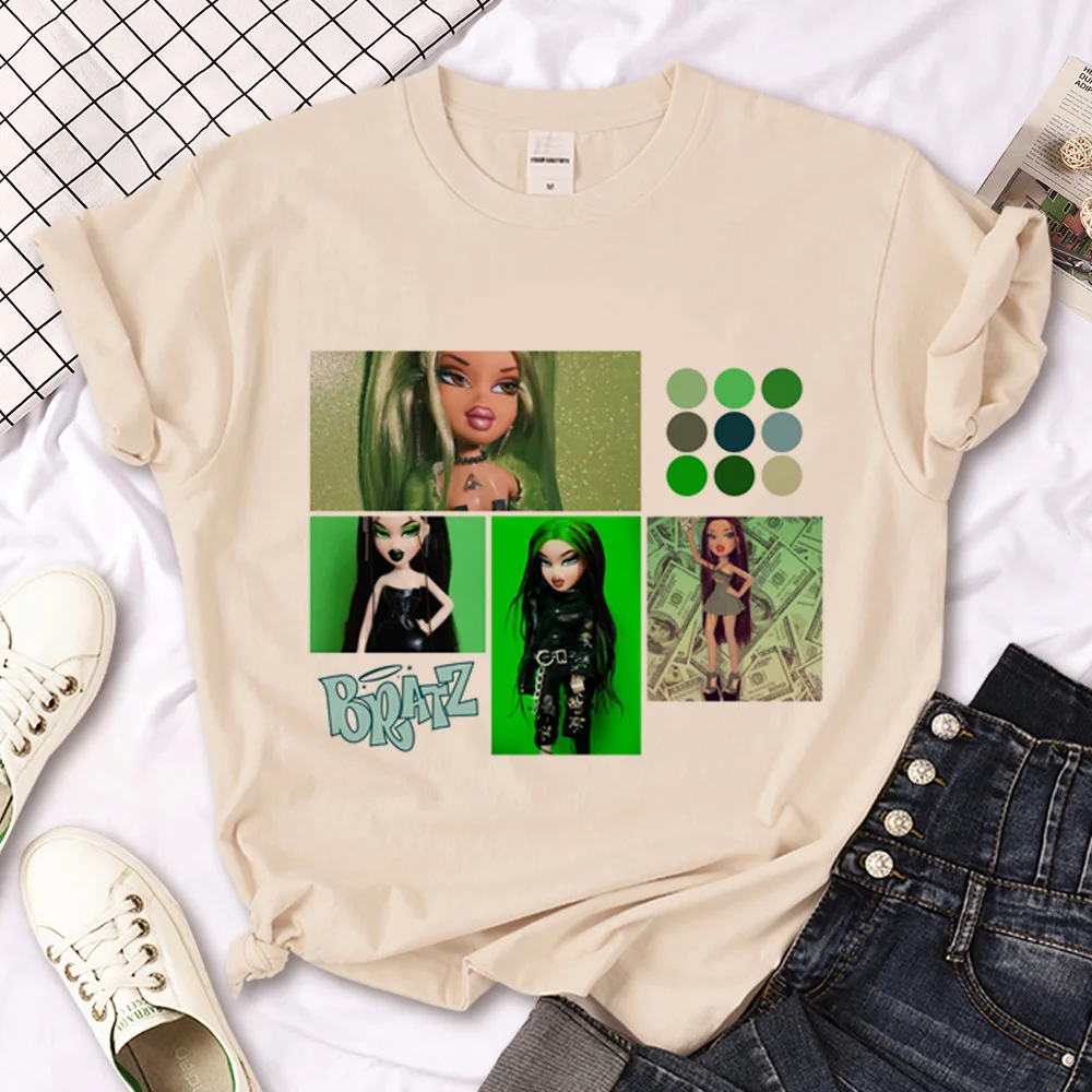 Bratz t-shirty damskie harajuku tshirt dziewczyna komiks harajuku śmieszne ubrania