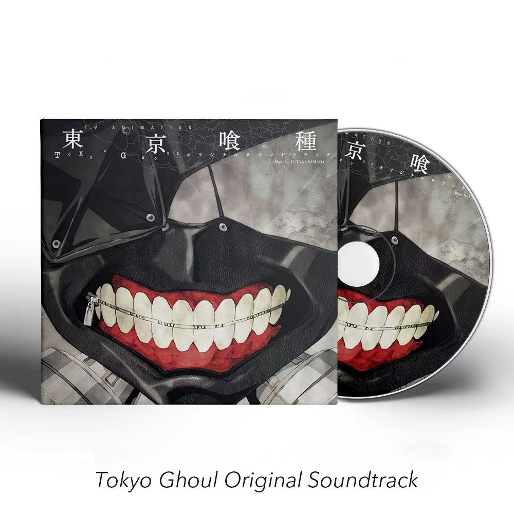 Anime Tokyo Ghoul Kaneki Ken Music CD TV ANIMATION OST Album 2pcs Music Record Cosplay Walkman Car Soundtracks Box Party Music