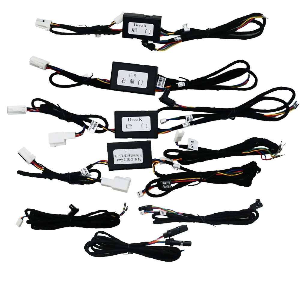 

STLFInterior Decoration Dashboard Footwell Light 12-Color Ambient Lighting for Mercedess-Benzs W166 W212 W218 W292