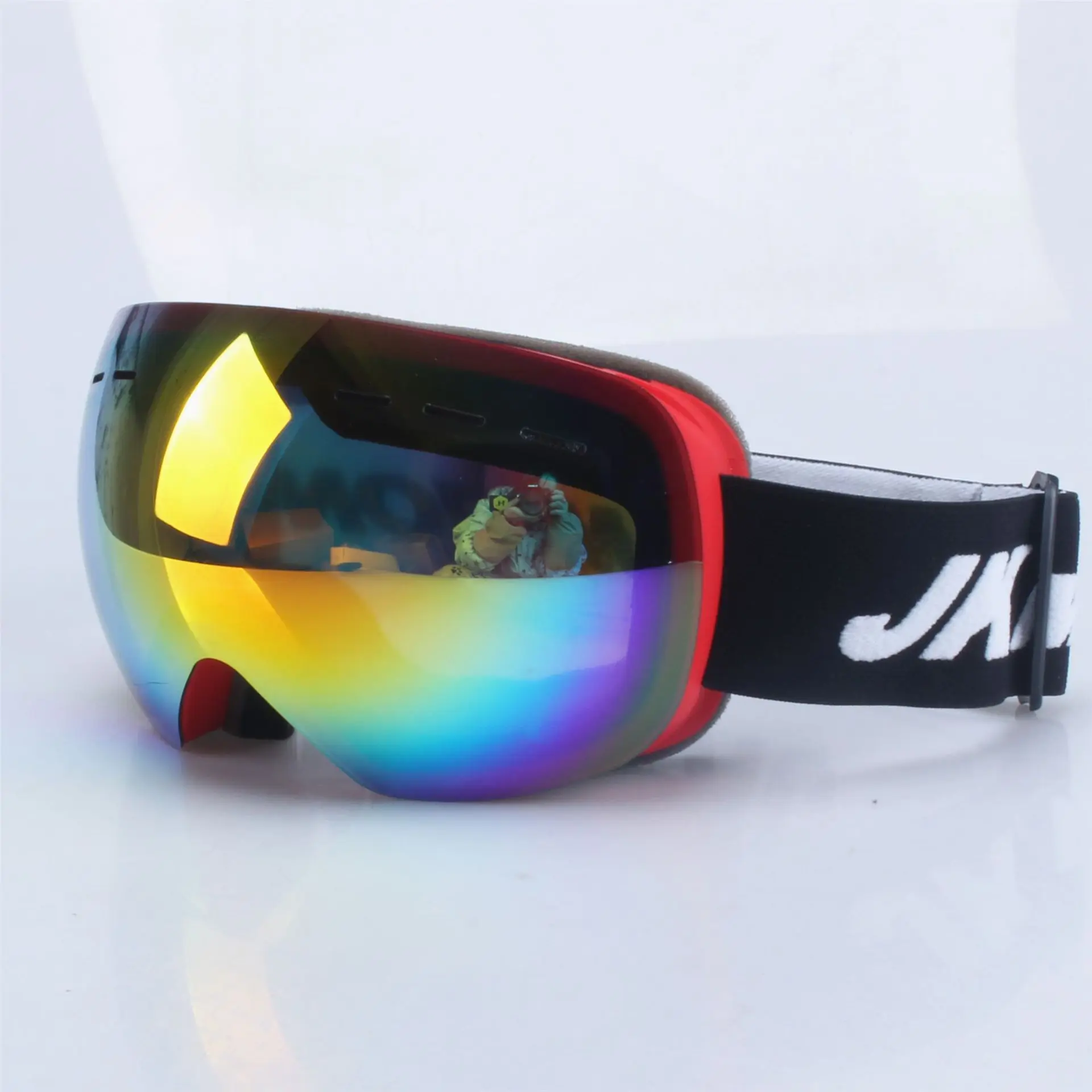 Spherical Double Layer Anti-Fog Ski Goggles, Myopia Compatible Night Vision Anti Snow Blindness for Men Women Ski Snowboard