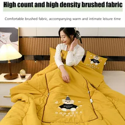 Pillow Quilt Foldable dual-use blanket combo Car Cushion Pillow Nap Blanket Air Conditioning Blanket