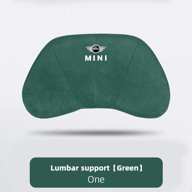 Mini-Auto-Wildleder-Kopfstützenkissen, Lendenwirbelstützkissen-Aufkleber für Mini Cooper JCW Works F54 F55 F56 F57 F60 R50 R52 R53 R55 – Detail 16